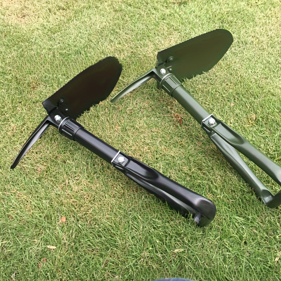 Woolpack Folding Survival Shovel – Stainless Steel, 15-Function Tool