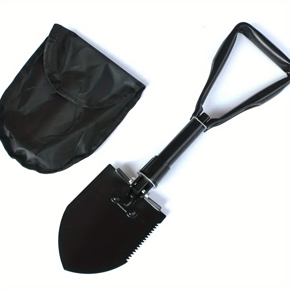 Woolpack Folding Survival Shovel – Stainless Steel, 15-Function Tool