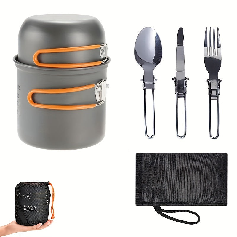 Woolpack Camping Cookware Set – Aluminum Alloy, Portable Outdoor Kitchen