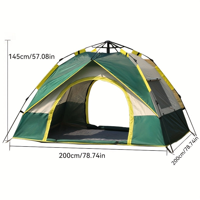Woolpack Lightweight Camping Tent – 2–3 Person, Double Doors, Mosquito Net