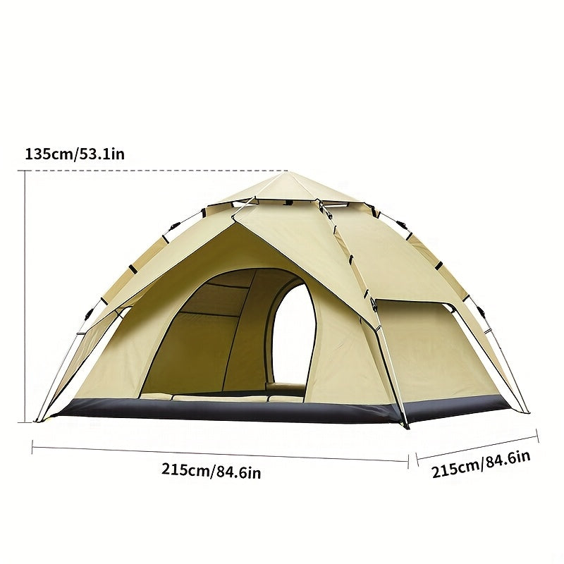 Woolpack 4-Person Family Tent – Quick Setup, Double-Layer, All-Season