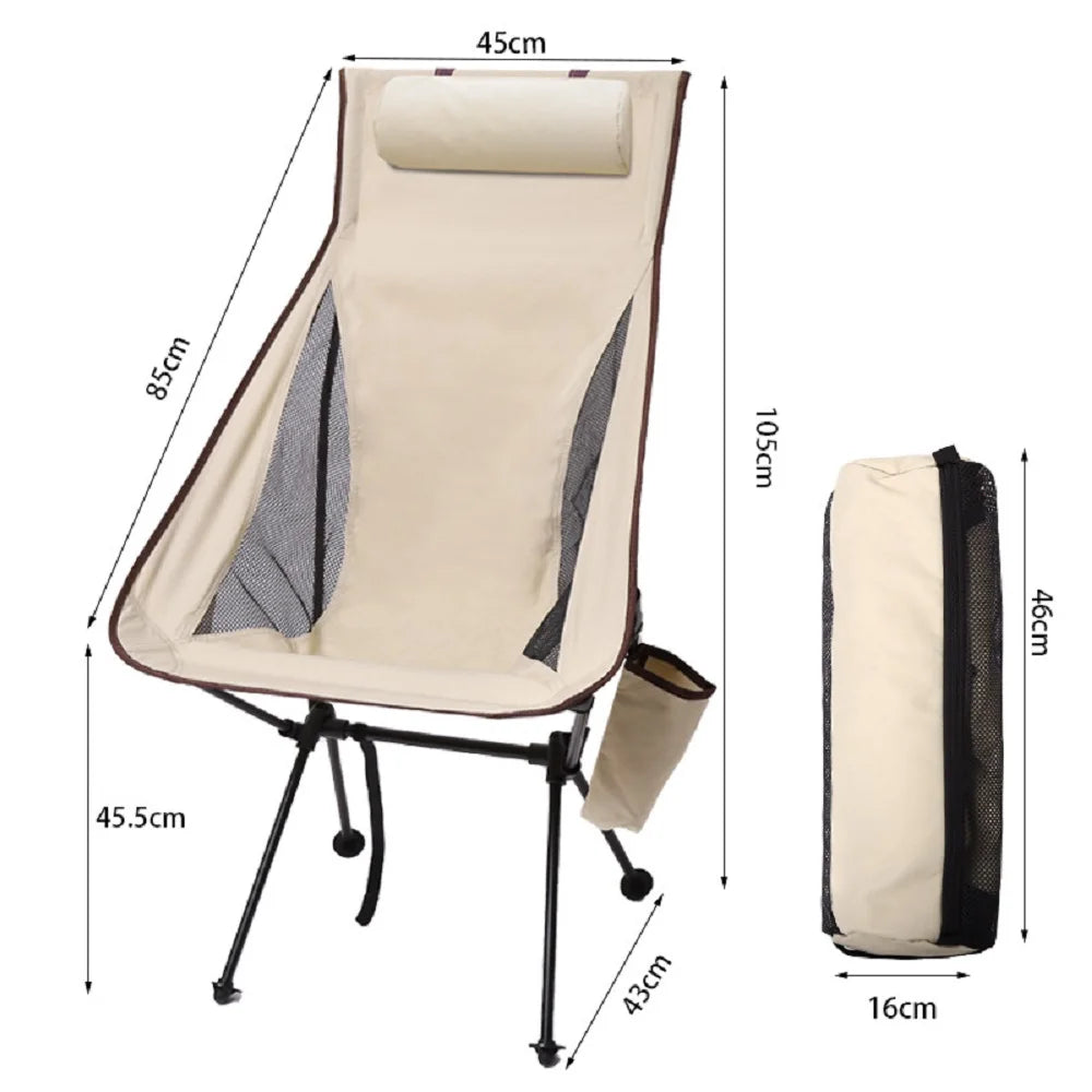 Woolpack Portable Folding Camping Chair – Lightweight Aluminum Outdoor Chair