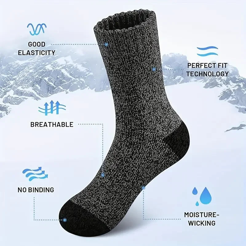 Woolpack Merino Wool Hiking Socks – 5-Pair
