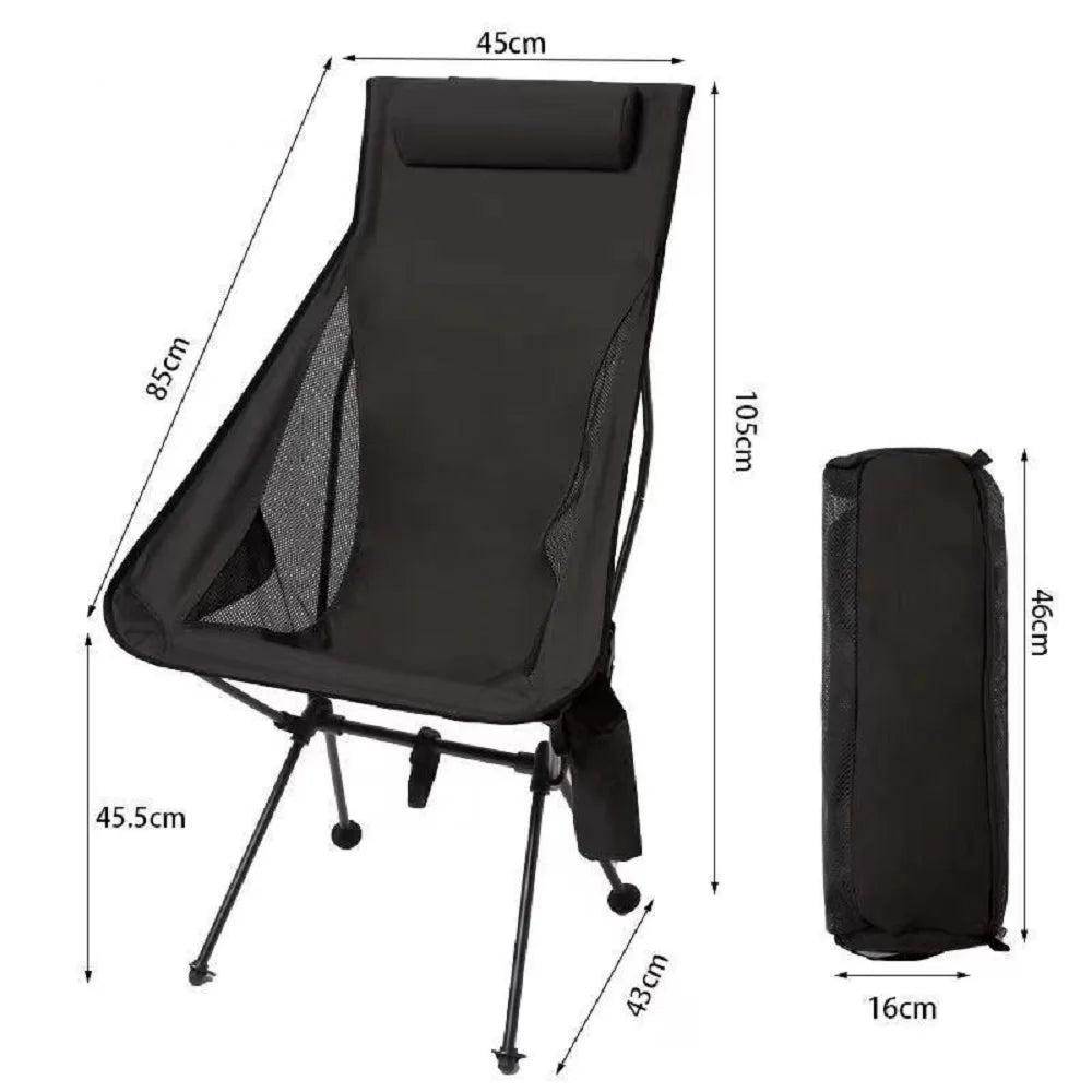 Woolpack Portable Folding Camping Chair – Lightweight Aluminum Outdoor Chair
