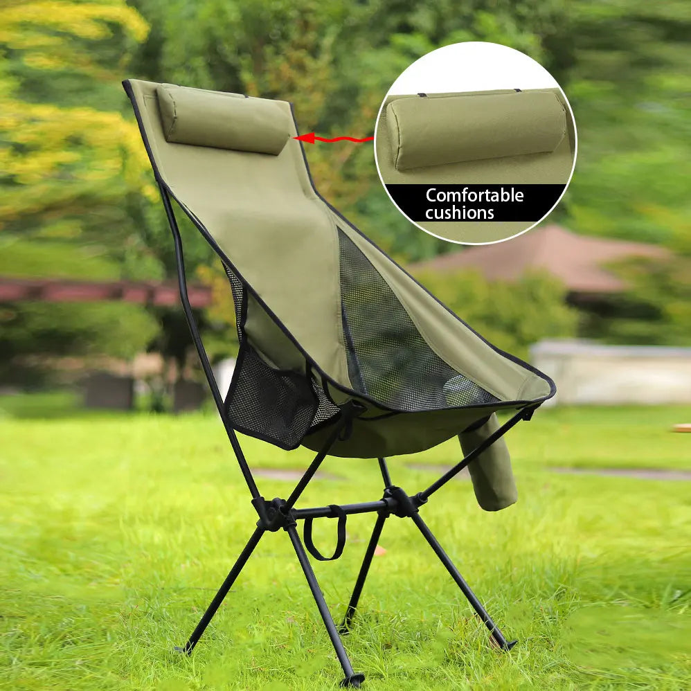 Woolpack Portable Folding Camping Chair – Lightweight Aluminum Outdoor Chair