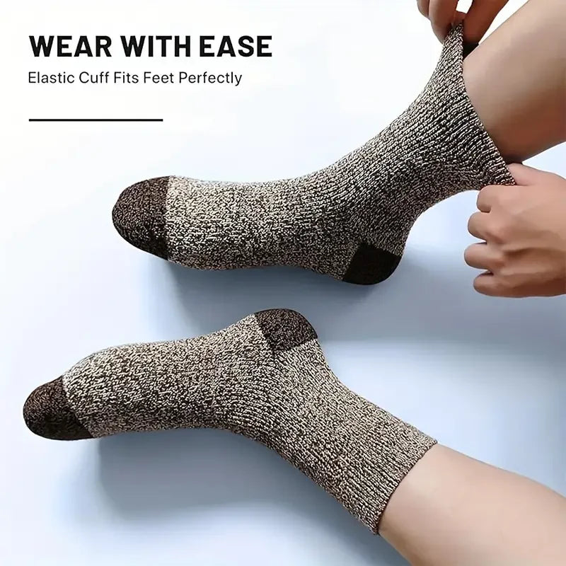 Woolpack Merino Wool Hiking Socks – 5-Pair