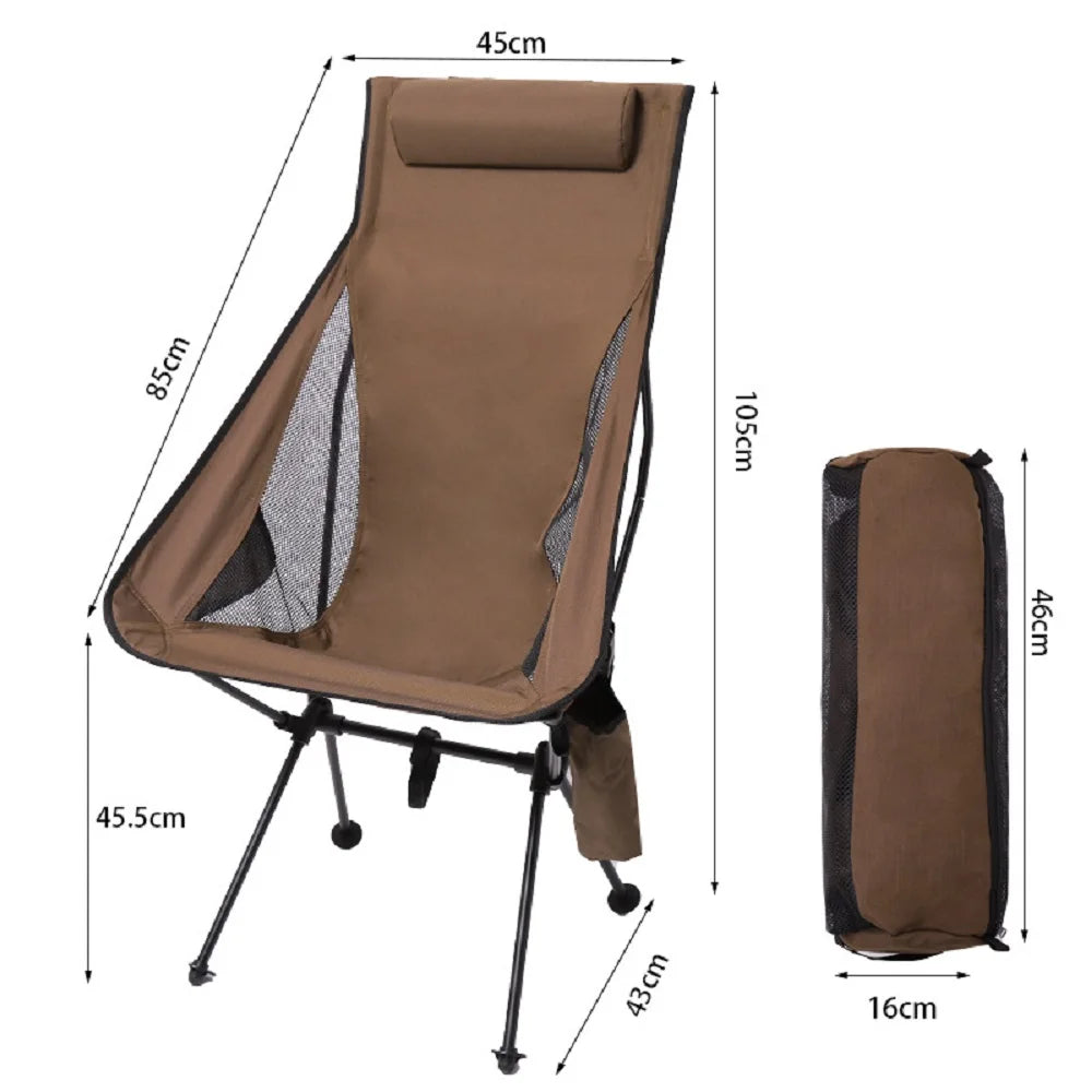 Woolpack Portable Folding Camping Chair – Lightweight Aluminum Outdoor Chair