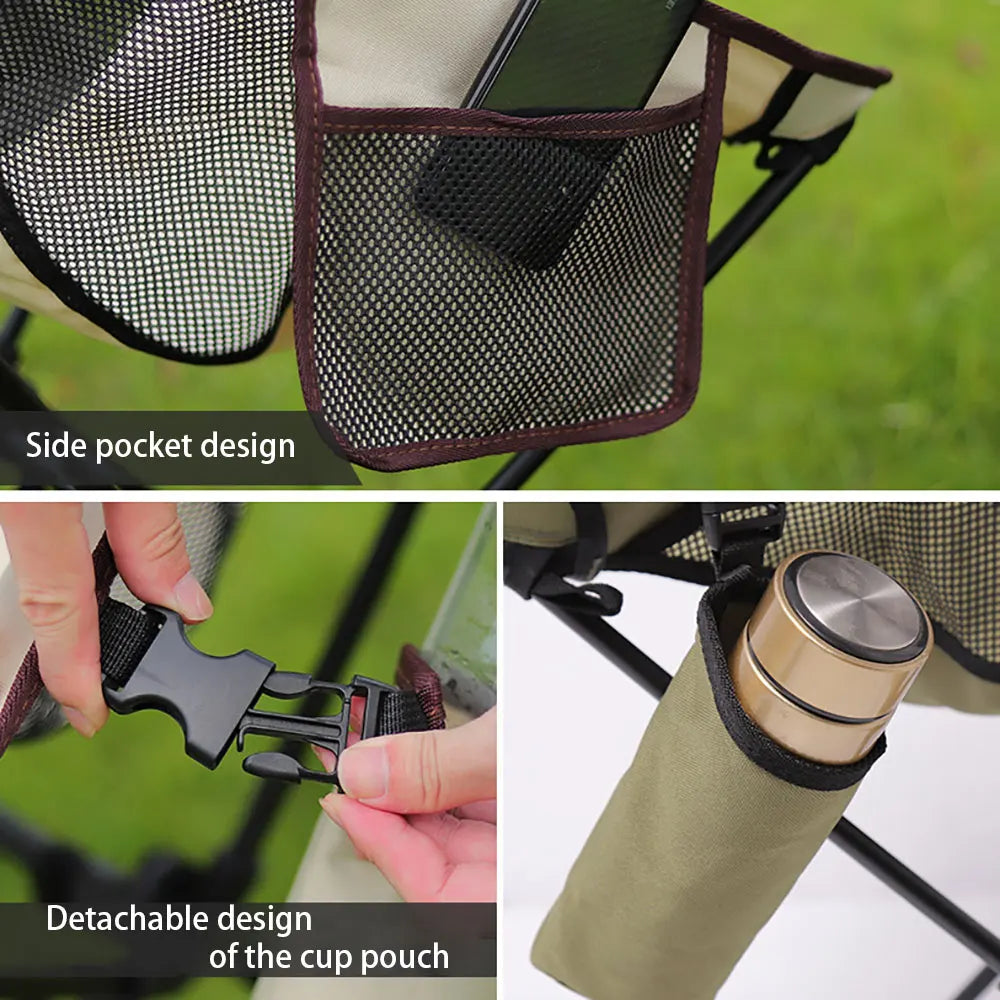 Woolpack Portable Folding Camping Chair – Lightweight Aluminum Outdoor Chair