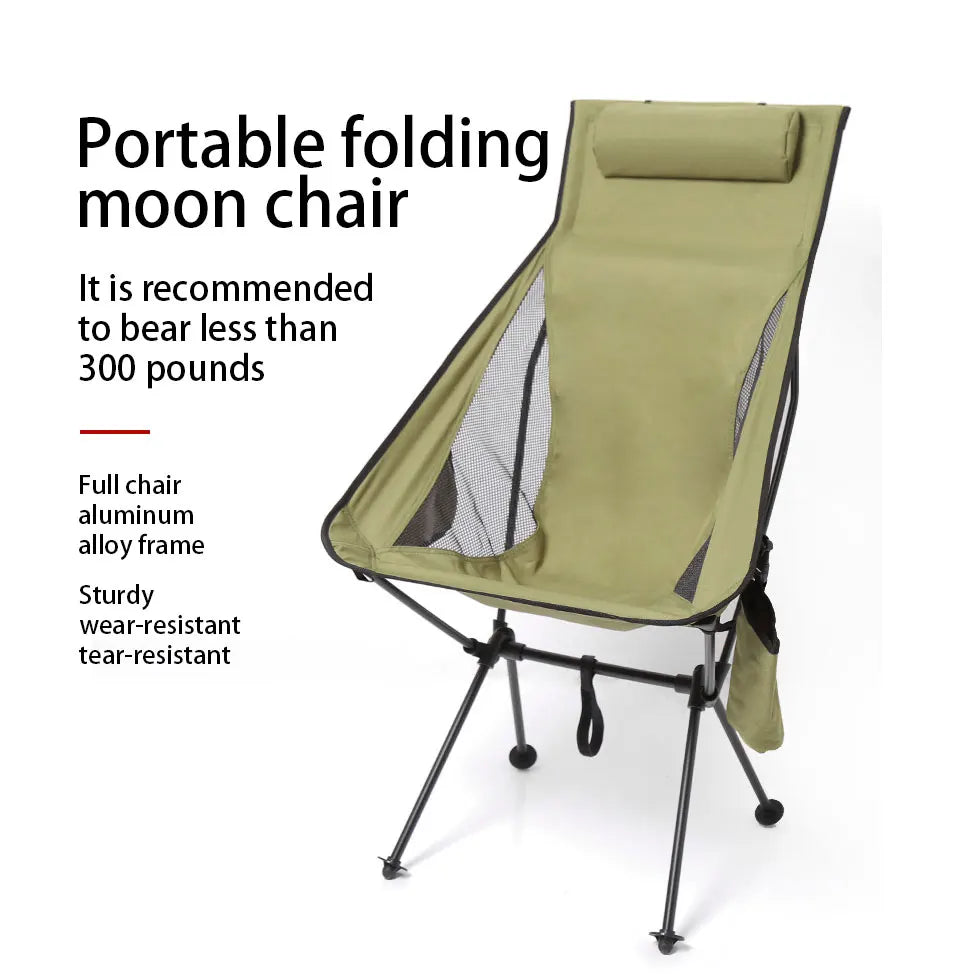 Woolpack Portable Folding Camping Chair – Lightweight Aluminum Outdoor Chair