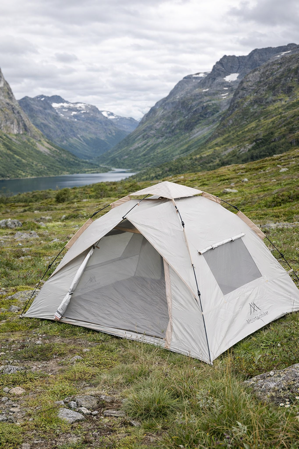 Woolpack Quick-Open Camping Tent – 3–4 Person, Rainproof