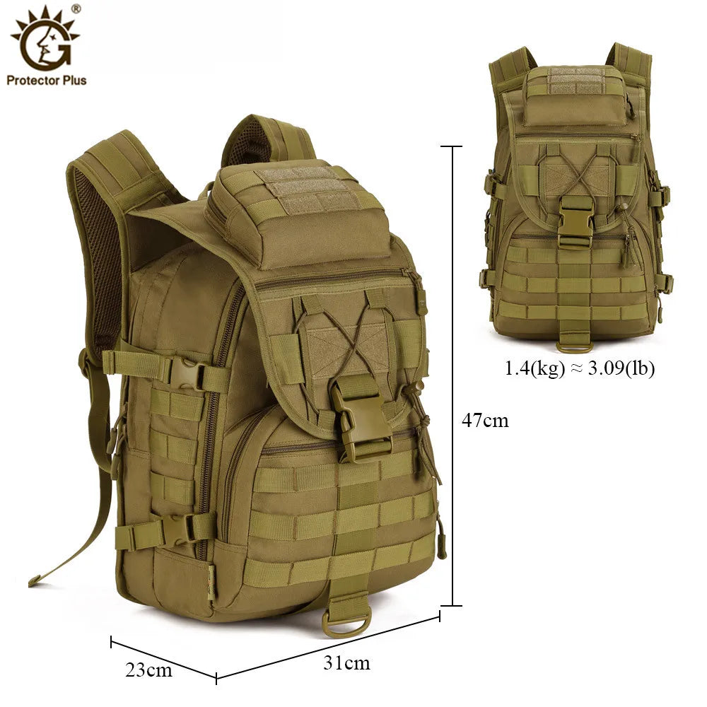 Woolpack Tactical Backpack 40L – 900D Nylon, MOLLE