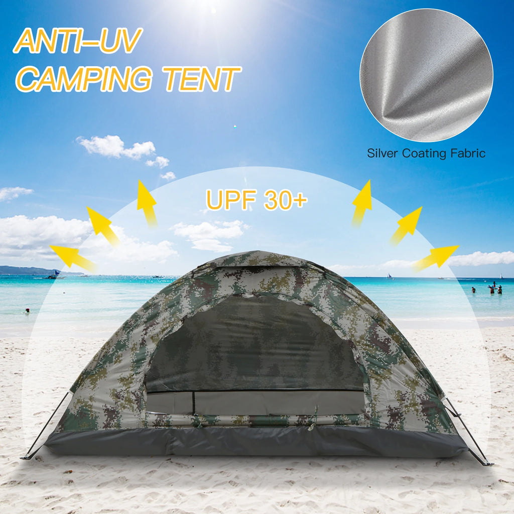 Woolpack Ultralight Trekking Tent – 1–2 Person, UPF 30+ UV Protection, Single-Layer Summer Shelter