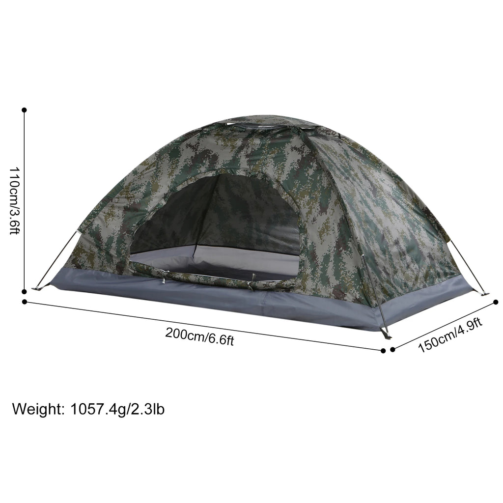 Woolpack Ultralight Trekking Tent – 1–2 Person, UPF 30+ UV Protection, Single-Layer Summer Shelter