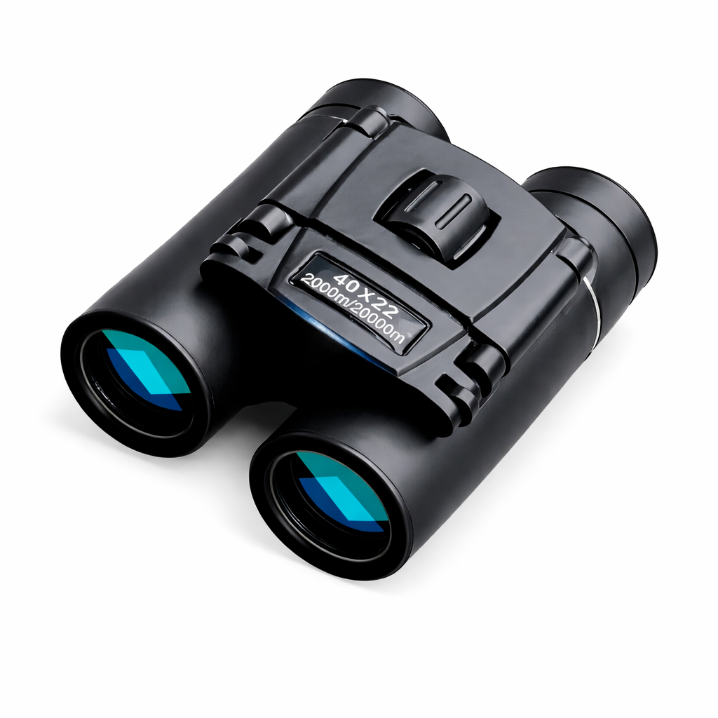 Woolpack Compact 8×22 Folding Binoculars – BAK4, FMC, Long-Range Mini Design
