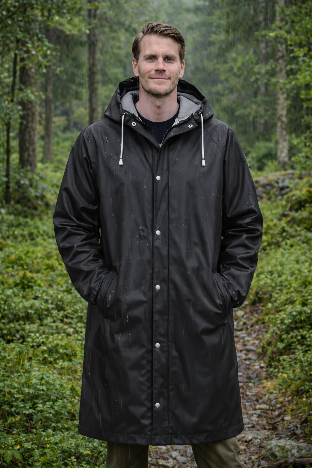Woolpack Lightweight Waterproof Raincoat – Breathable Outdoor Shell