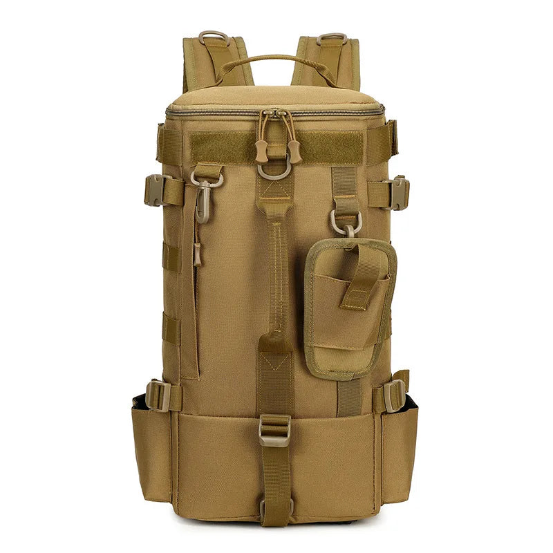 Woolpack Tactical Fishing Backpack – Waterproof Molle Gear Bag with Rod Holders