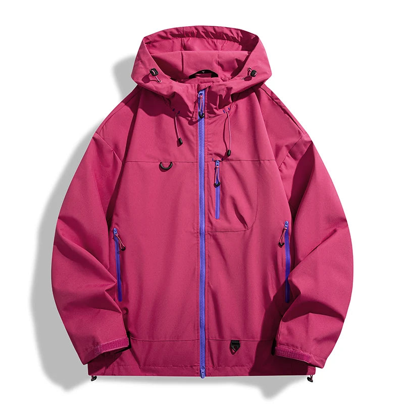 Woolpack ultralight waterproof windbreaker jacket with hood for hiking and outdoor use
