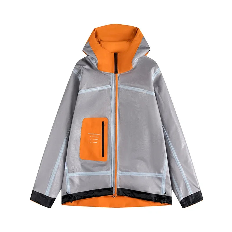 Woolpack waterproof outdoor jacket with windproof breathable design for hiking and trekking