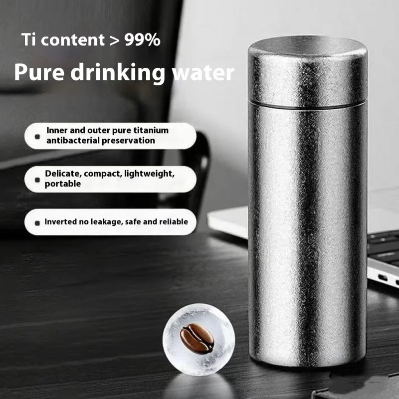 Woolpack Titanium Insulated Bottle – 200 ml Double-Wall Vacuum Flask
