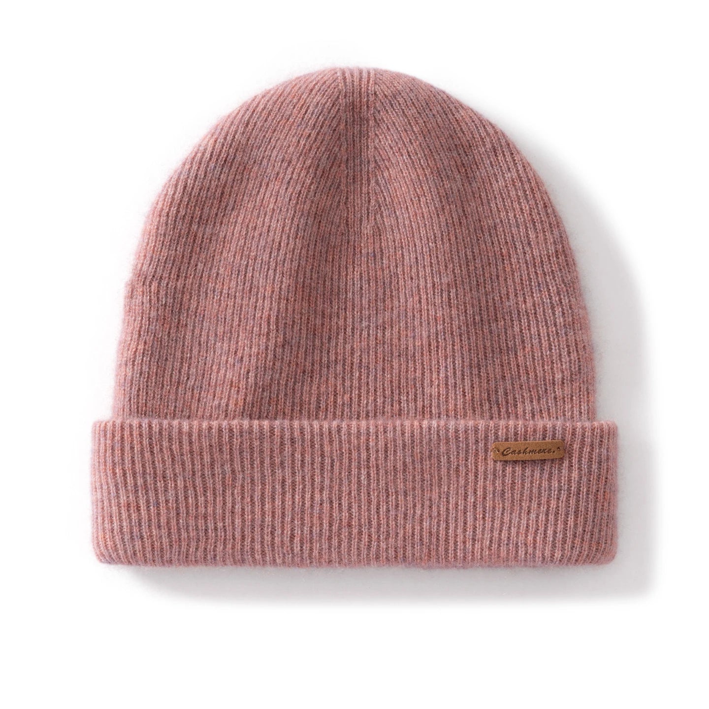 Woolpack cashmere beanie for men and women in solid knit design