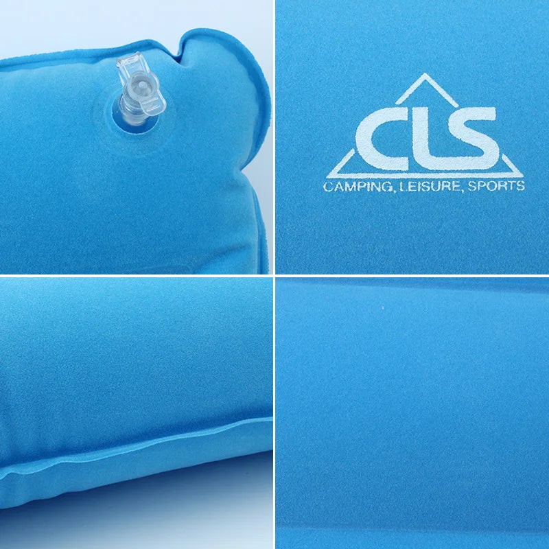 Woolpack Large Inflatable Camping Pillow – Portable Square Neck & Camping Cushion