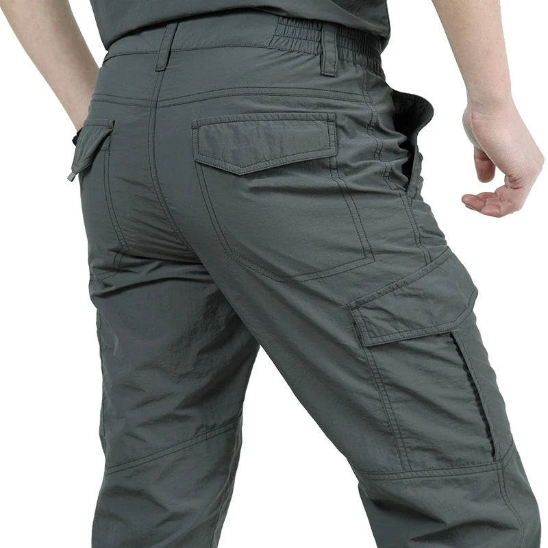 Woolpack Men’s Tactical Cargo Pants – Lightweight Waterproof Multi-Pocket