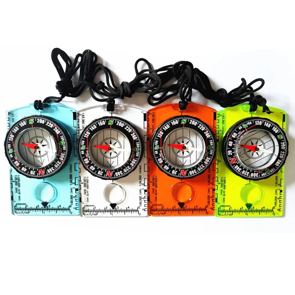 Woolpack Orienteering Baseplate Compass – Waterproof, Quick-Stabilizing Navigation Tool