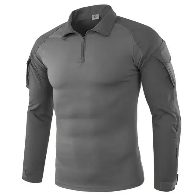Woolpack Tactical Long-Sleeve Shirt – Military Style, Moisture-Wicking