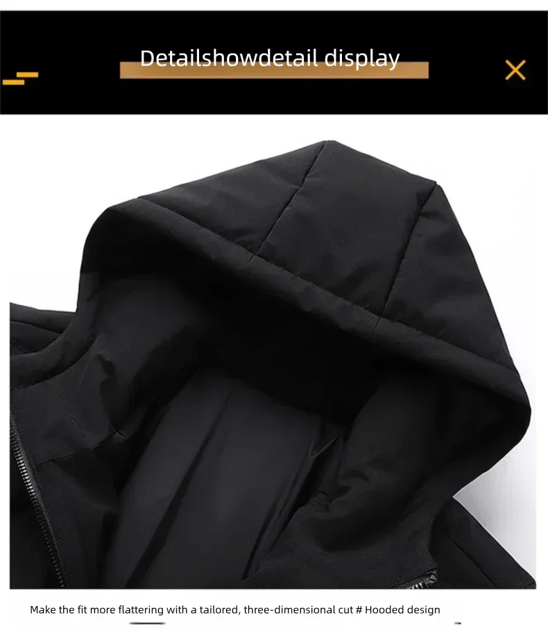 Woolpack Men’s Winter Padded Parka – Thick Warm Hooded Cotton Jacket - Woolpack Hiking Gear