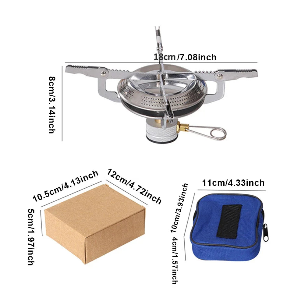 Woolpack Lightweight Portable Gas Stove – with Storage Bag (Aluminum Alloy)