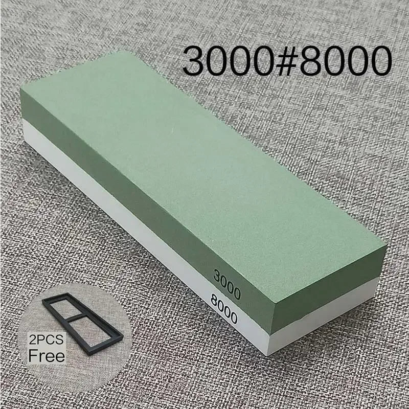 Woolpack Double-Sided Whetstone – Professional Knife Sharpening Stone (1000/3000/6000 Grit)