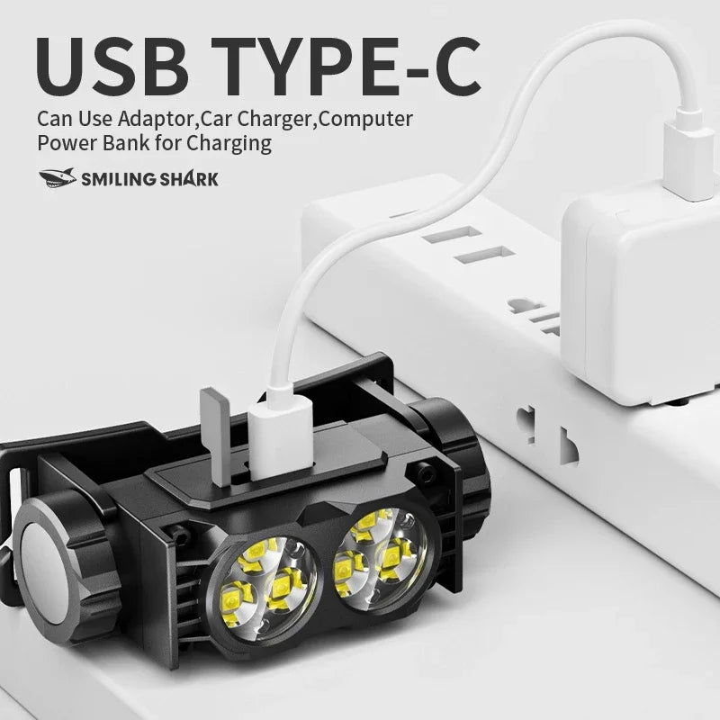Woolpack LED Headlamp – 6-Core, Rechargeable, IPX6