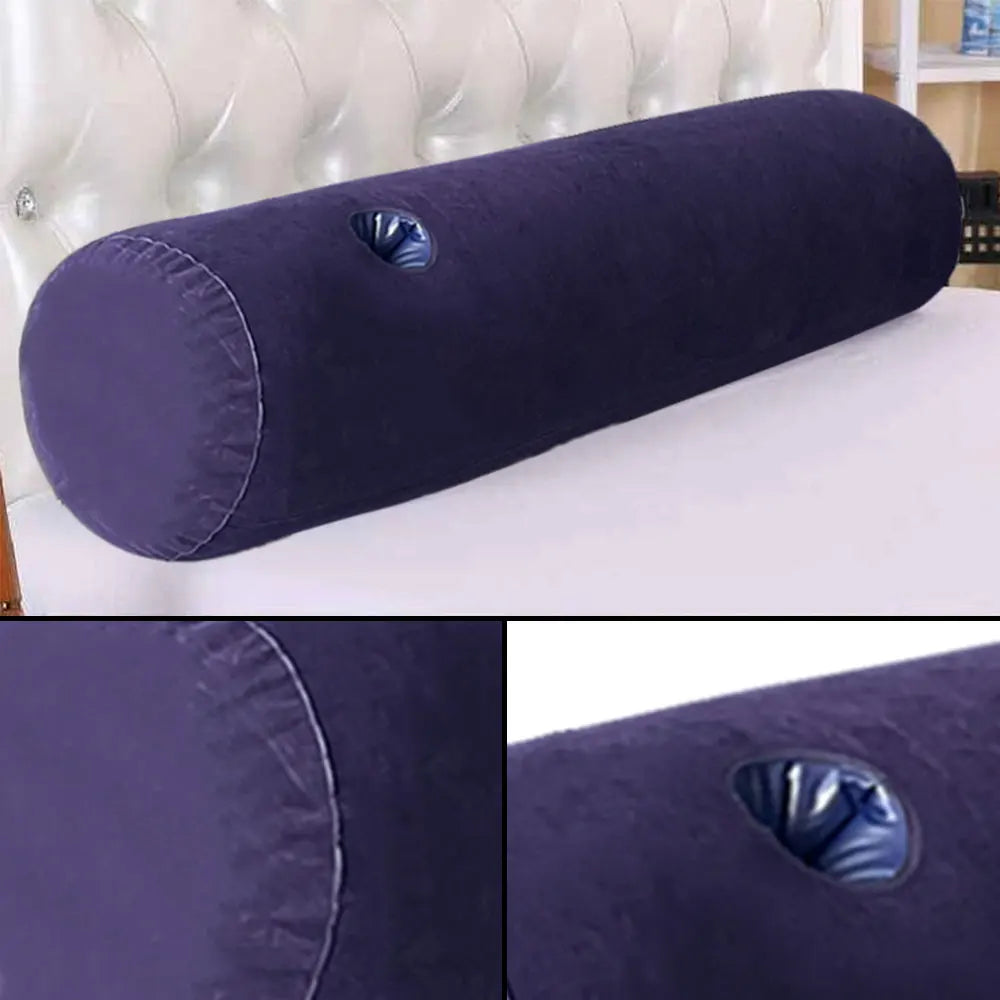 Woolpack Inflatable Cylinder Pillow – Orthopedic Car & Travel Neck Support Cushion