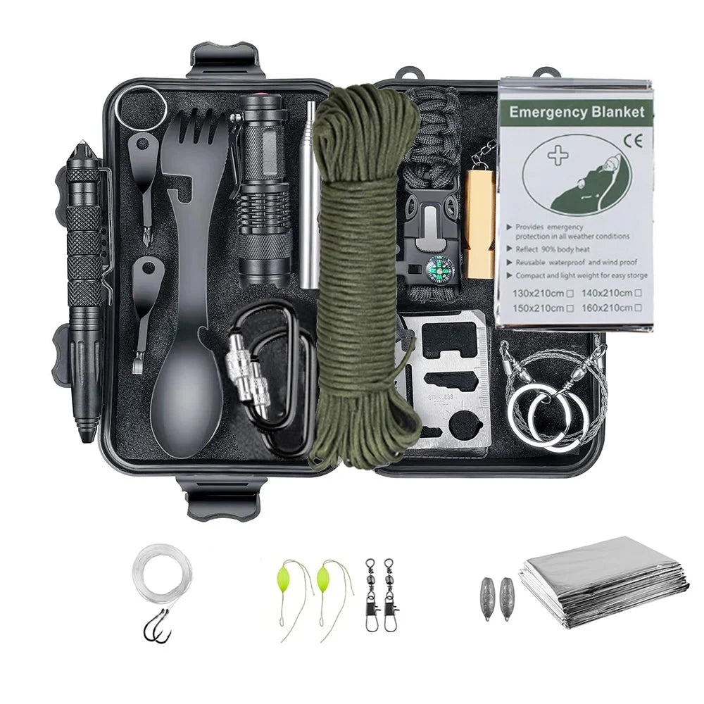 Woolpack Emergency Survival Kit – Multifunction Tactical Outdoor Gear