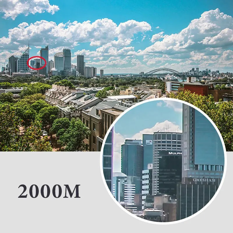 Woolpack Compact 8×22 Folding Binoculars – BAK4, FMC, Long-Range Mini Design