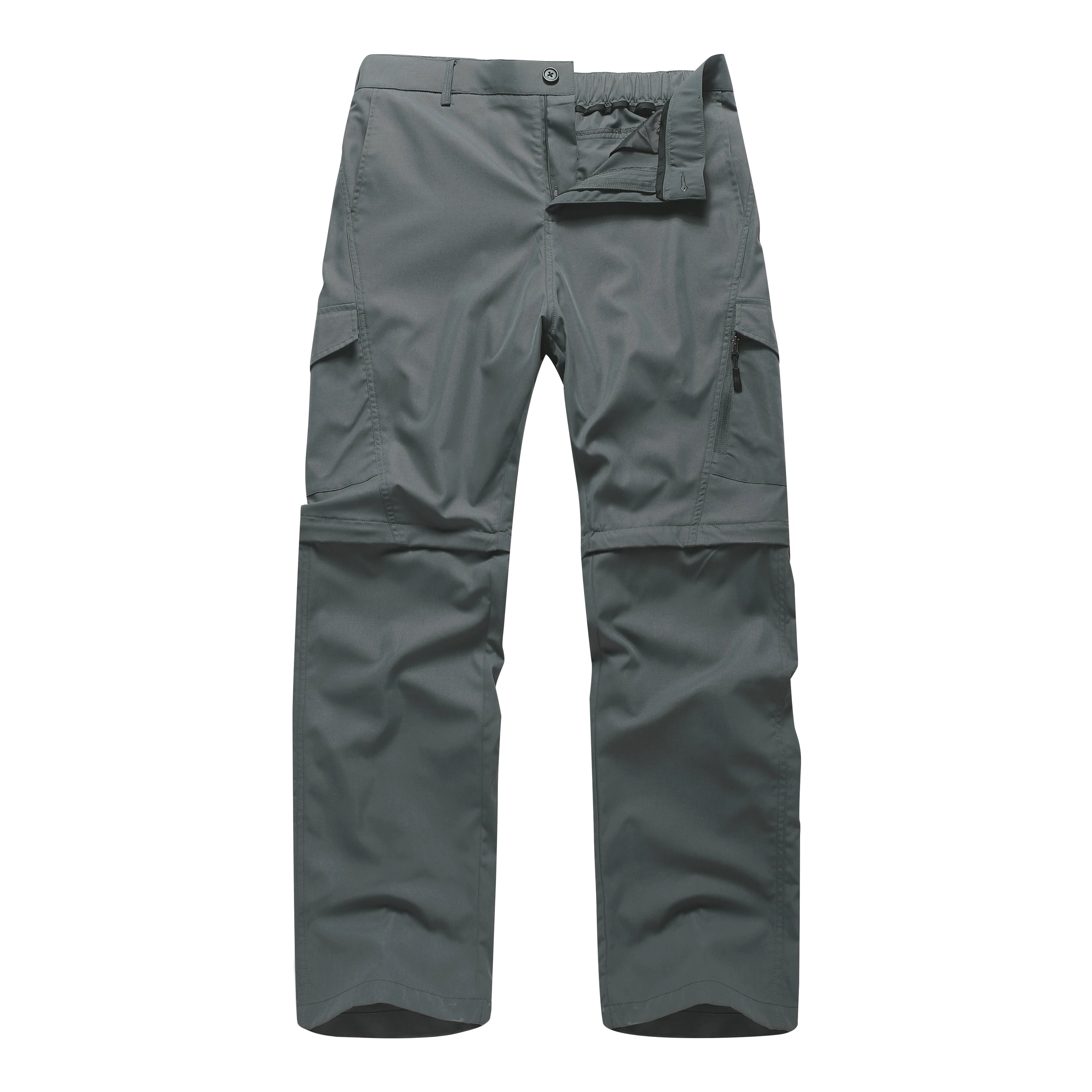 Woolpack Men’s Convertible Hiking Pants – Zip-Off Cargo Trousers