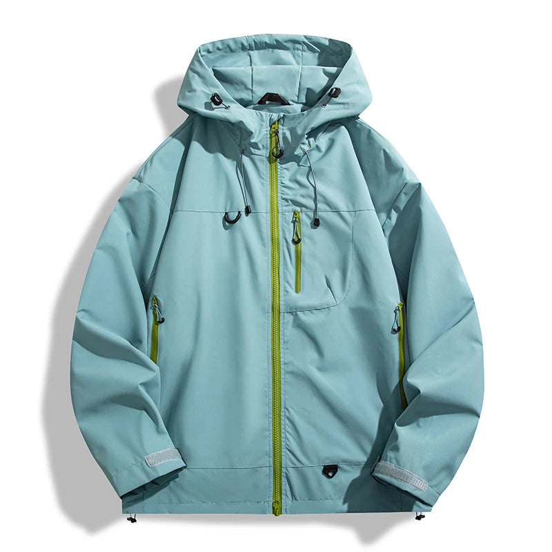 Woolpack ultralight waterproof windbreaker jacket with hood for hiking and outdoor use