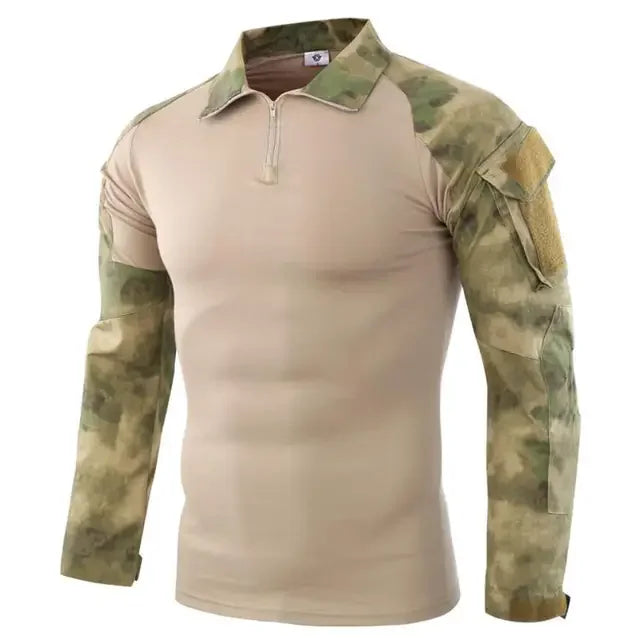 Woolpack Tactical Long-Sleeve Shirt – Military Style, Moisture-Wicking