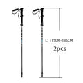 Woolpack Ultralight Carbon Fiber Trekking Poles – Antishock, Collapsible - Woolpack Hiking Gear
