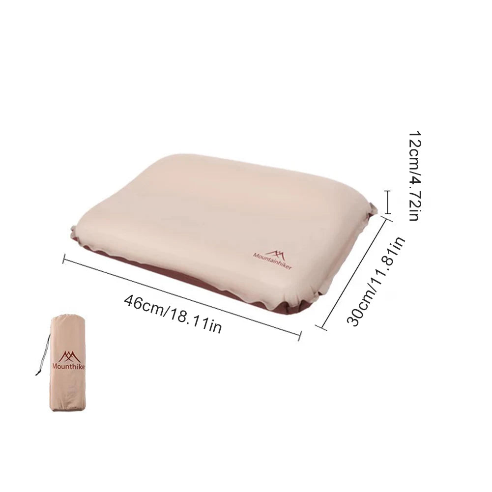 Woolpack Self-Inflating Camping Pillow – Ultralight 3D Sponge Comfort