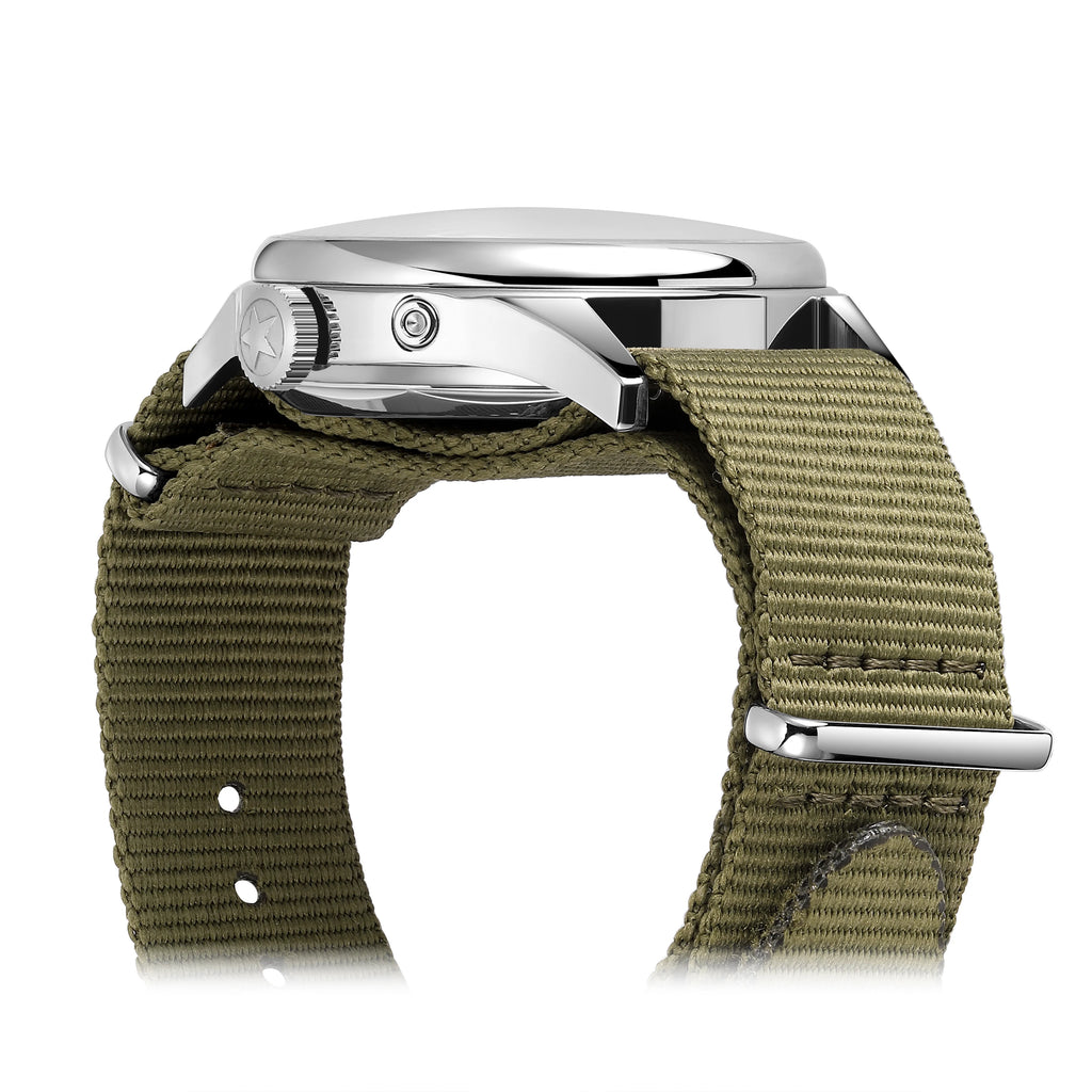 1963 Pilot Automatic Watch – 40mm Sapphire Crystal Retro Aviator