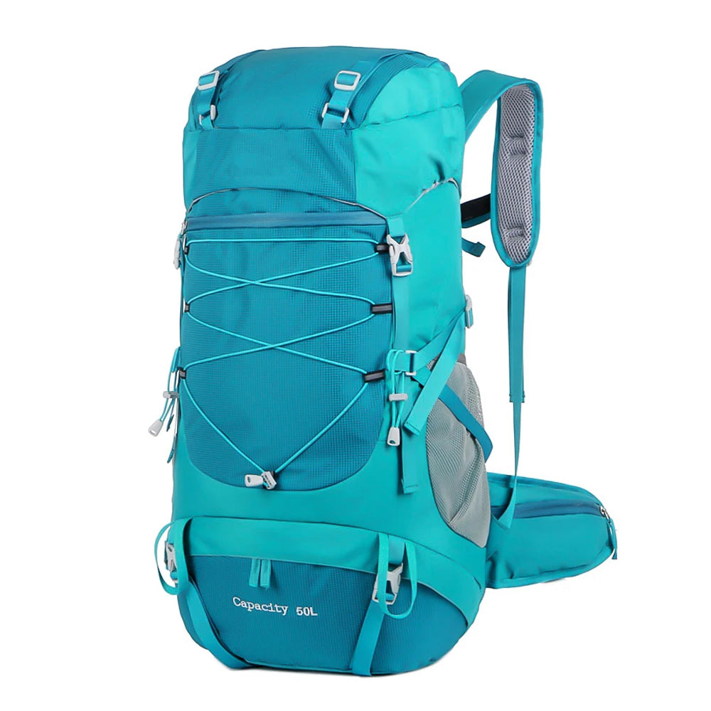 Woolpack trekking backpack multiple storage compartments detail
