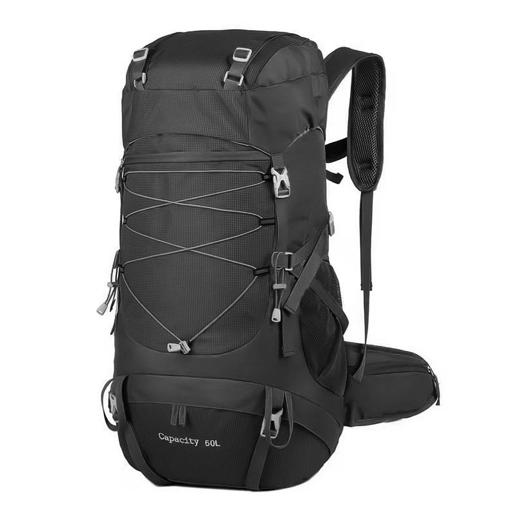 Woolpack trekking backpack multiple storage compartments detail