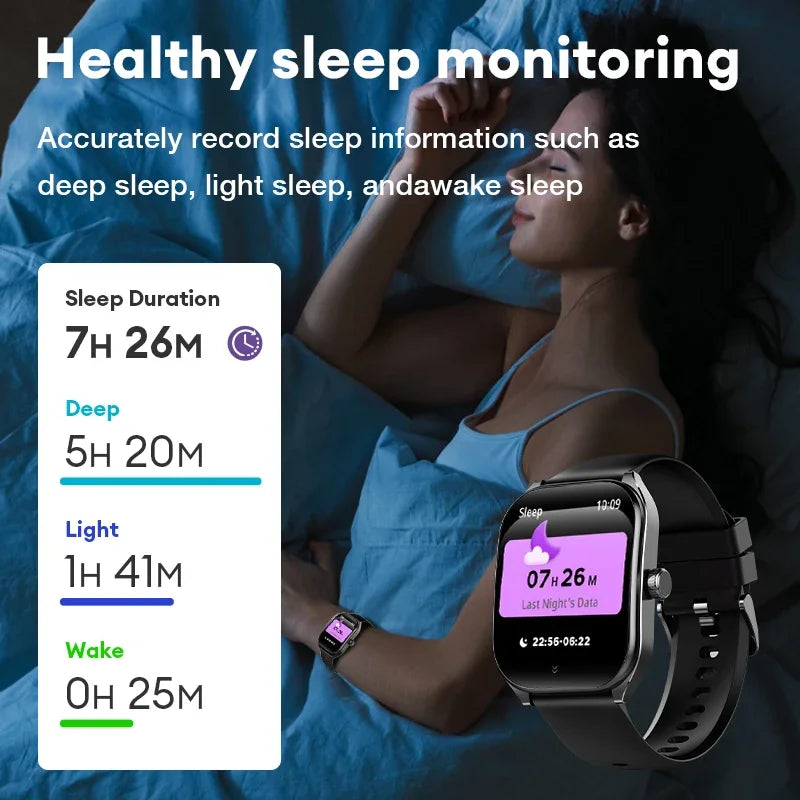 The Curve Smartwatch – 2.01" AMOLED, Bluetooth Call, IP68