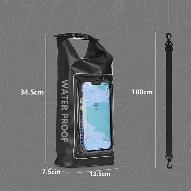Woolpack 2L Touchscreen Waterproof Dry Bag – PVC Floating Sack
