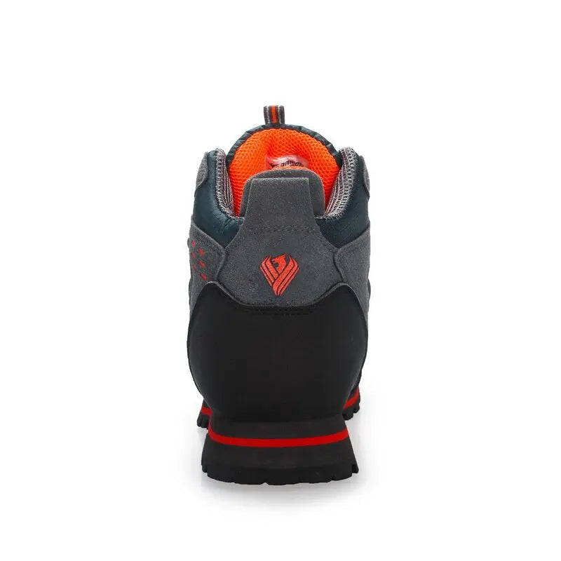 Woolpack Men’s Waterproof Hiking Boots – High-Top Leather Outdoor Trek Shoes - Woolpack Hiking Gear