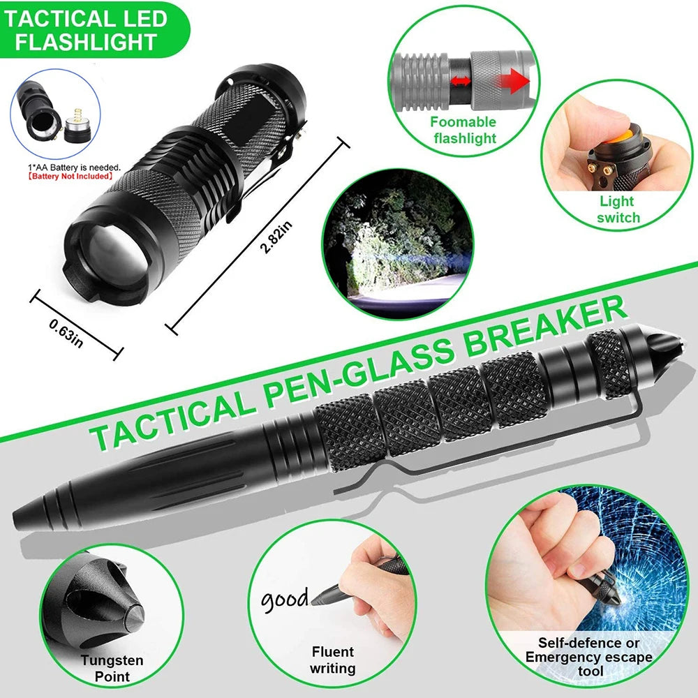 Woolpack Emergency Survival Kit – Multifunction Tactical Outdoor Gear