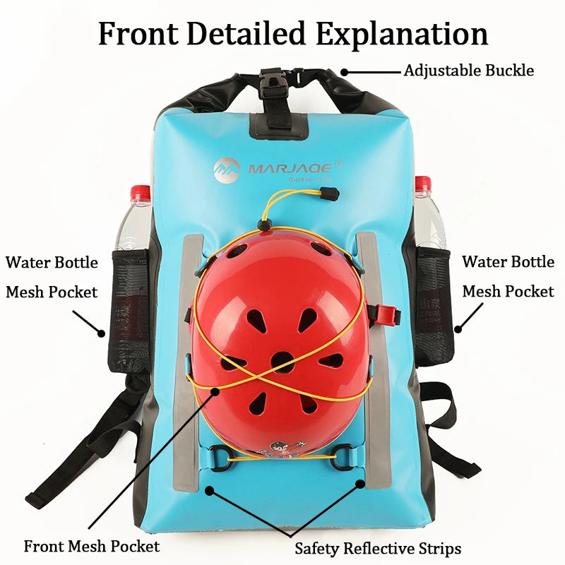 Woolpack 30L Waterproof Outdoor Backpack – Dry/Wet Separation