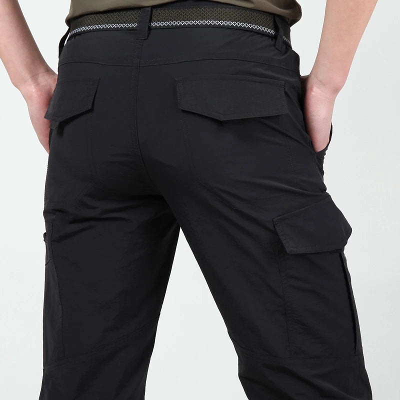 Woolpack Men’s Tactical Cargo Pants – Lightweight Waterproof Multi-Pocket
