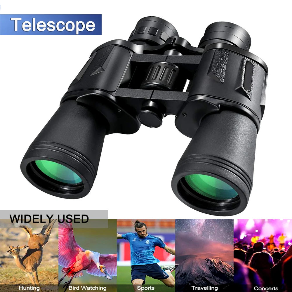 Woolpack 10×50 HD Binoculars – BAK4 Prism, FMC, IPX4 Waterproof